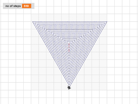 spiral of triangles