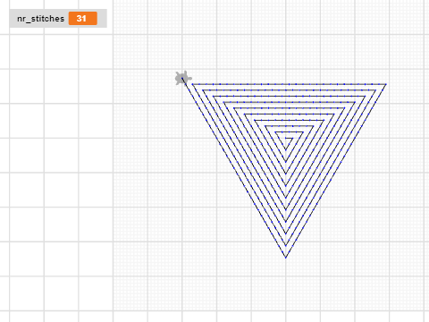 triangle spiral