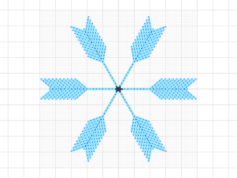 Snowflakes - modelo 1