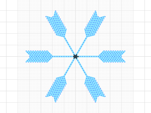 Snowflakes - modelo 4
