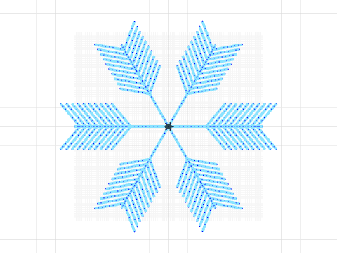 Snowflakes - modelo 5
