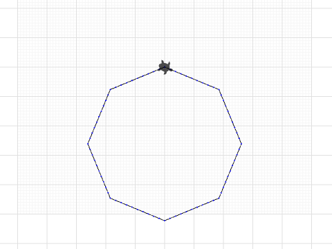 second type octagon 2cm line