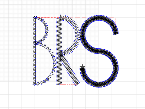 BRS embroidery stitches