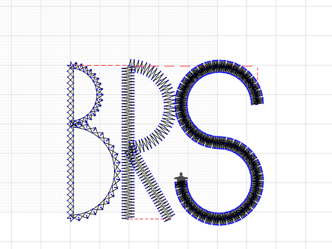 BRS with new embroidery stitches