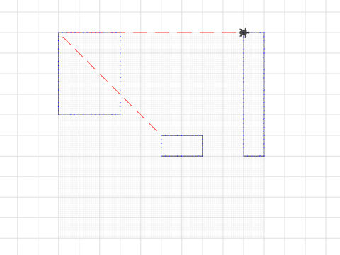 3 rectangles with function