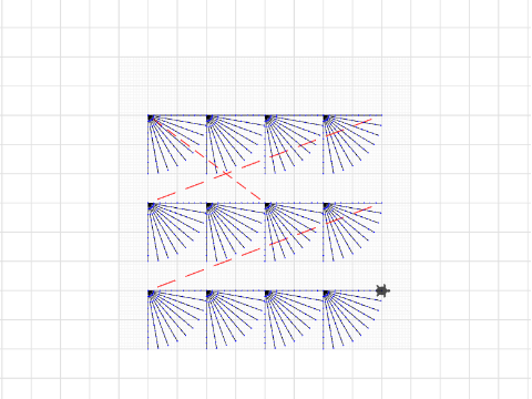 4x3 linien