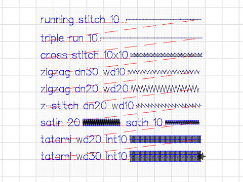 Stitch Samples