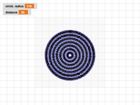 concentric circles loop