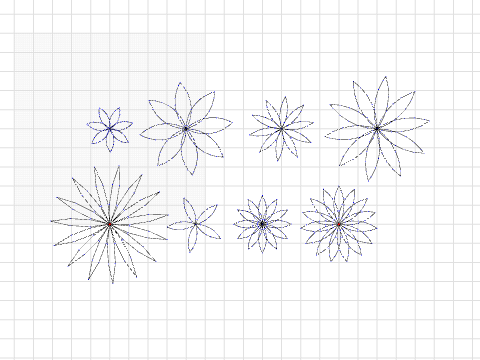 Petal Block Flower