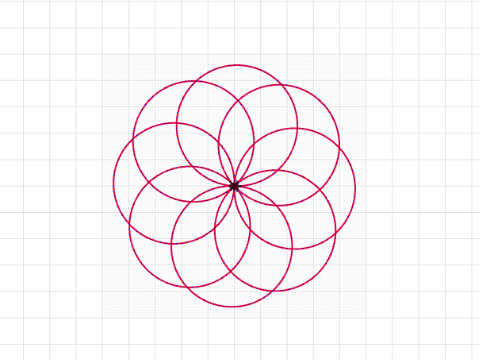 circle flower