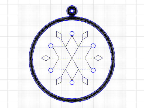 Snowflake Ornament #3