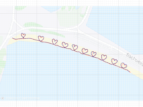 Running Hearts on the Beach LG