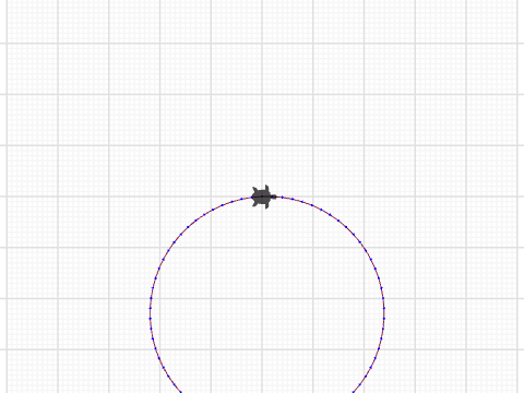 red blue circle