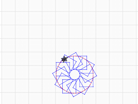 red circle blue square