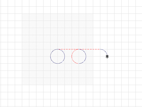 circle, half circle, quarter circle