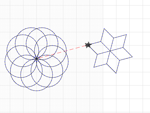 Pinwheel and flower