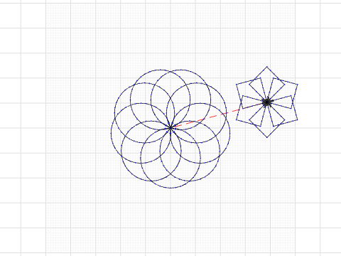 flower and pinwheel