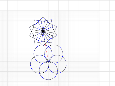 flower and pinwheel