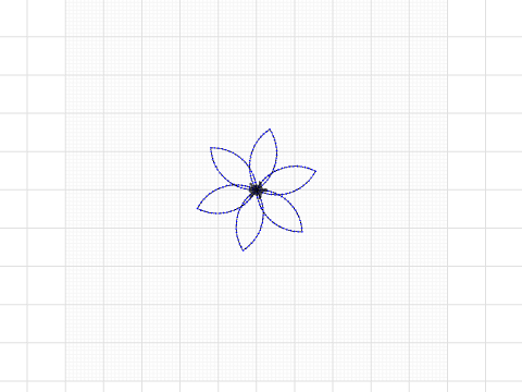 flower turtle stitch 
