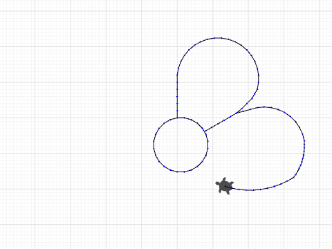 half completed flower