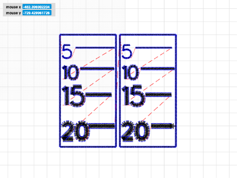 satin stitch sizes