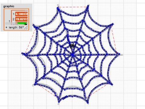 MFA Freehand Draw Spider Web