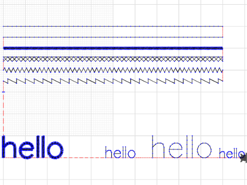 test voor springsteek met pen updown
