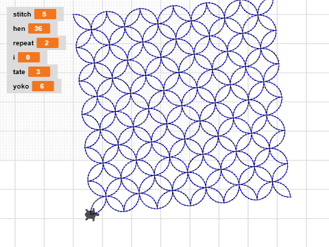 円弧を連続で描く3