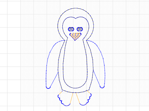 Candy Cane Penguin