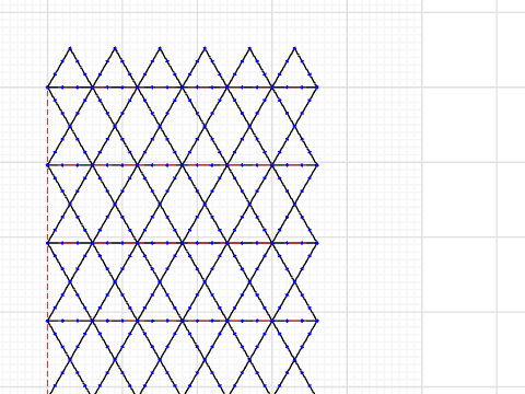 三角形の繰り返し模様1106
