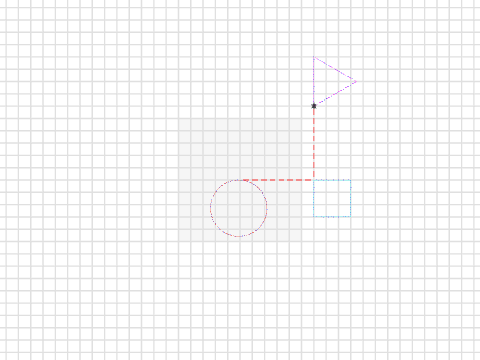 red circle blue square JR