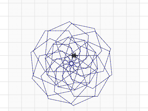 hexagon flower 1