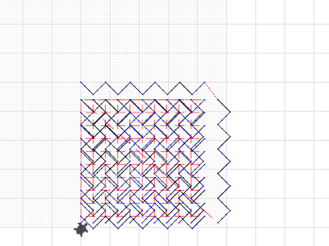 石村奏歌-幾何学模様
