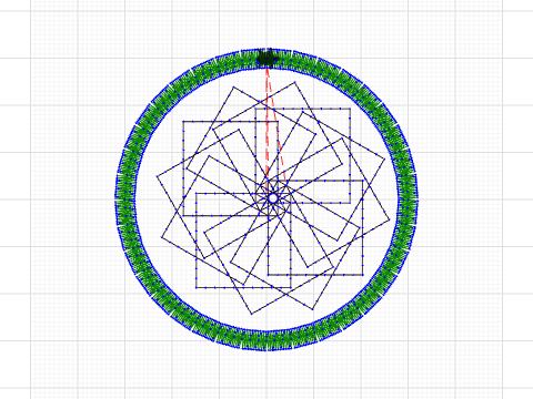 Weihnachtsbaumsternschmuck