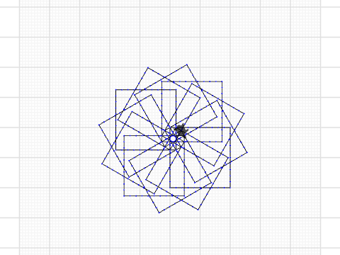 Square Spiral Pattern
