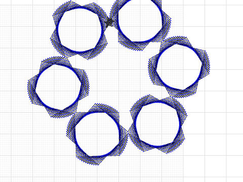 circle in a circle in a square