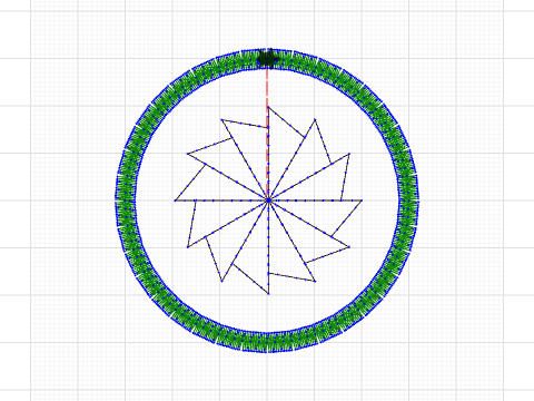 Dreiecks Stern cati2