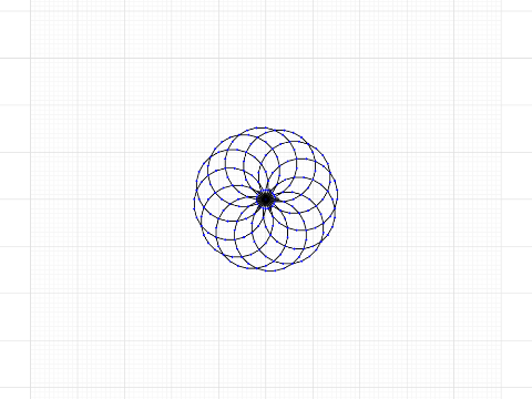 丸繰り返しステッチ　四角繰り返しステッチ