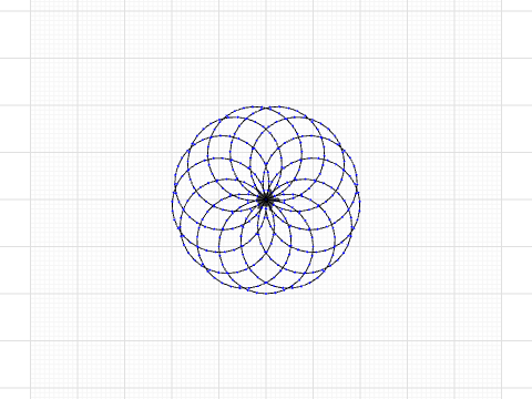 Flower With Circle