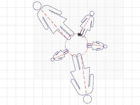 small scalable symbols - female figure 