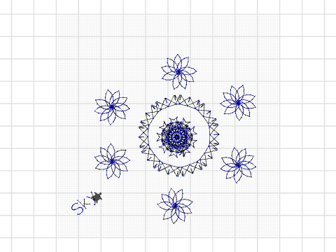 032626 Sky - First Embroidery