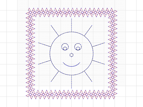 Mug Rug Sun