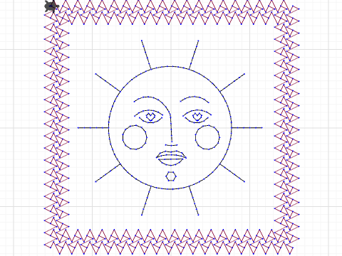 Pretty Mr Sunshine Mug Rug
