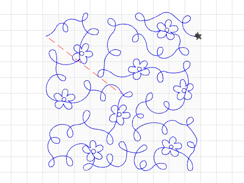 Flower Pattern For Quilting