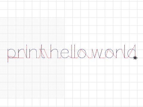 print hello world