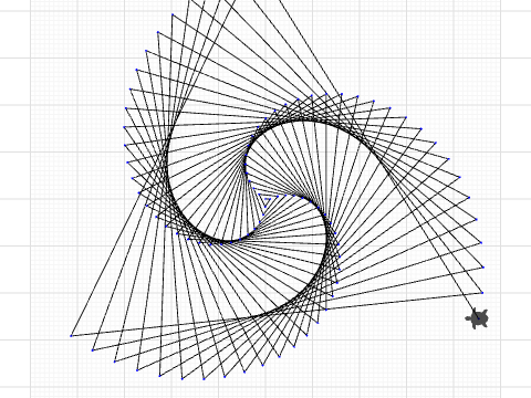 Dreieck Spirale