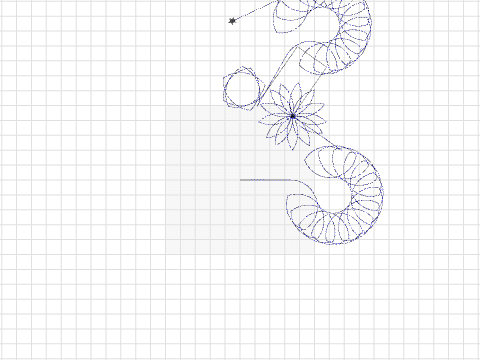 one flower