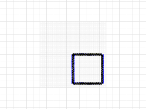 4.4cm x 4.4cm  Square