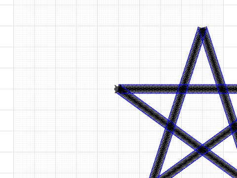 Star - 8cm Sides