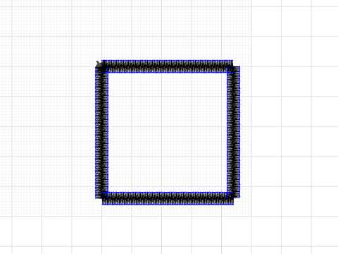 #4.4cm x 4.4cm square